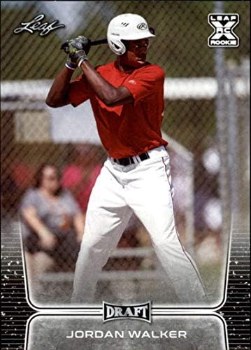 2020 Лис нацрт бејзбол #42 Jordan Jordan Walker XRC Дебитант Официјален играч лиценцирана трговска картичка