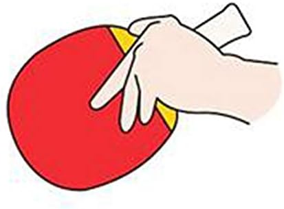 Sshhi Ping Pong Racket, лопатка од 7 starвездички табели, погодна за средно играчи да користат, игри за забава, отпорни на абење/како што е прикажано/кратка рачка