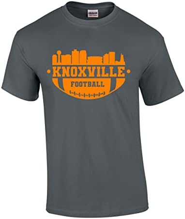 Mens Tennessee Tshirt Tn Team Color Football во Ноксвил портокал фудбалски фудбалски кратки ракави маица графички мета