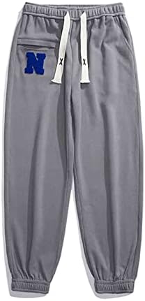 Xiloccer со високи џогери со високи џогери, цврсти печатени панталони, ситни машки џемпери панталони за панталони за панталони за мажи кои работат панталони
