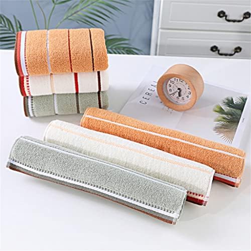 Rtbbyu памучна лента со шарена за возрасни за домаќинство за бања Мажи и жени мијат пешкир за лице Брзо сушење меко и високо апсорбирачки