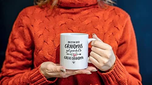 ПУХЕИ  Само Најдобрите Баби Се Промовираат Во Голема Баба 11 Унци Керамичка Чаша За Кригла, Чаша За Чај За Кафе Од Голема Баба, Подароци За