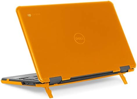 Mocever Case компатибилен за 2019 ~ 2022 11,6 Dell Chromebook 3100/3110 само за едукација лаптоп за лаптоп - портокал - портокал
