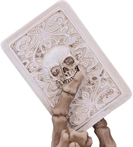 Nemesis сега ракав од 18,4 см скелетна рака и ас на фигура на картички, природна
