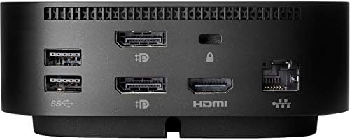 HP Сноп За Домашна Канцеларија со 2 x E223 22 Монитори USB-C Dock - Држач За Двоен Монитор-Безжична Тастатура И Глушец, Гел