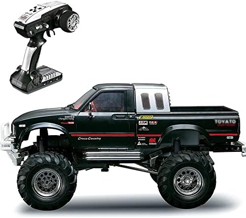 Prendre RC CAR со голема брзина далечински управувач CAR 2WD/4WD Прилагодлив 1:10 Камион со чудовиште од скала, 2,4GHz целиот камион