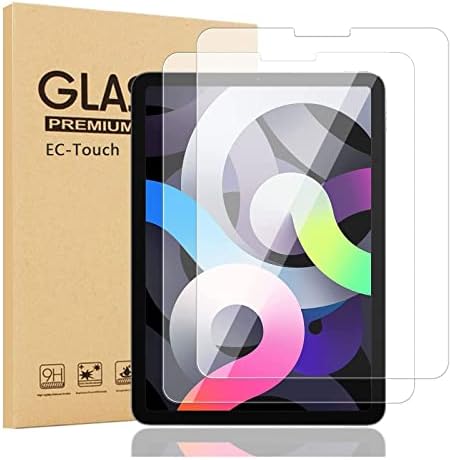 [3 пакет] Заштитник на екранот за iPad Air 5-та/4-та генерација 10,9 инчи, 9H тврд меур без висока чувствителност против стакло за