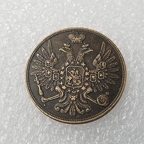 Антички Занаети 1853 Месинг Сребрена за да ја направите Старата Комеморативна Монета За Колекција од 2425 монети