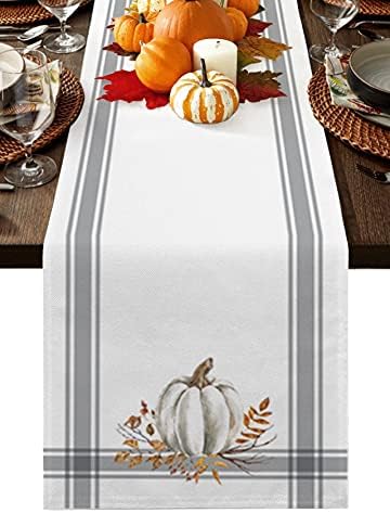 ТВЕТИБИРАНИ ЕДНО Тркачи на табели 108 инчи Денот на благодарноста Денот на благодарноста бела тиква лисја на филијали за трпезариски