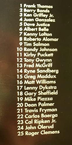 Сетот на картички Naturals - 25 на врвни играчи - 1994 Pinnacle - ограничен со COD - Griffey Maddux +