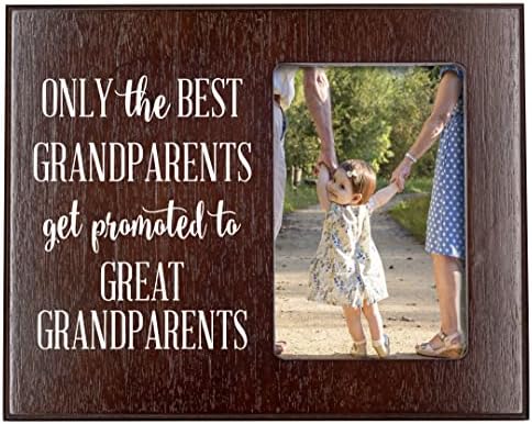 Елегантни знаци Само најдобрите баби и дедовци добиваат подарок за баби и дедовци и ултразвучна слика Рамка за подароци за дедо ултразвук подарок