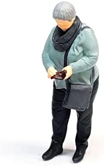 Вавен смола 1:64 Бројки на скала Види лекар Минијатурен карактер луѓе рачно обоена кукла за градење комплет железничка бајка за градинарски распоред