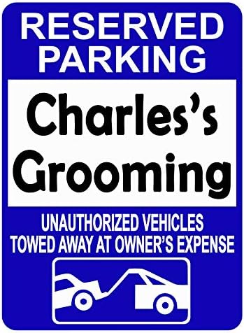 Обичен резервиран знак за паркирање - Персонализиран знак за паркирање за клиенти, вработени, гости, комерцијална оценка .06 алуминиум