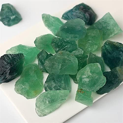 WGPHD медитација дома природна зелена флуорит камен минерална примерок кварц кристал груби камења заздравување домашно декорација или