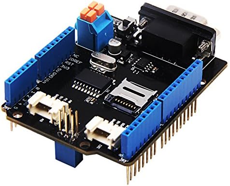 Види Студио Can-Bus Shield V2 компатибилен со Arduino за контролор и примопредавач, Arduino Shield ги усвојува MCP2515 и MCP2551.