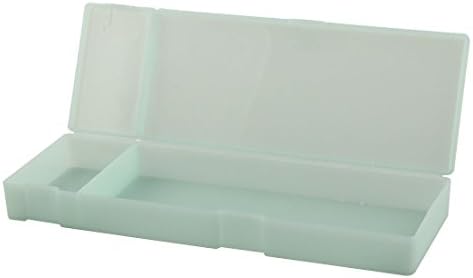 QTQGoitem Пластична правоаголна форма отпорна на вода преносна козметика за складирање на пенкала