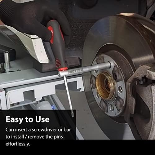 FirstInfo F3924 PIN PIN PIN-8 PIN-8, алатка за усогласување на обемот на тркалото, за менување на гуми на автомобили со завртки за лаги