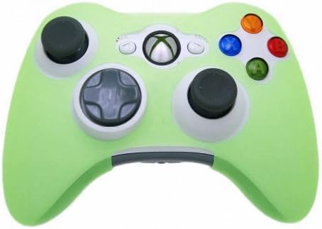 Зелен Сјај Во Темно Xbox 360 Игра Контролер Силиконски Случај Заштитник На Кожата Покритие