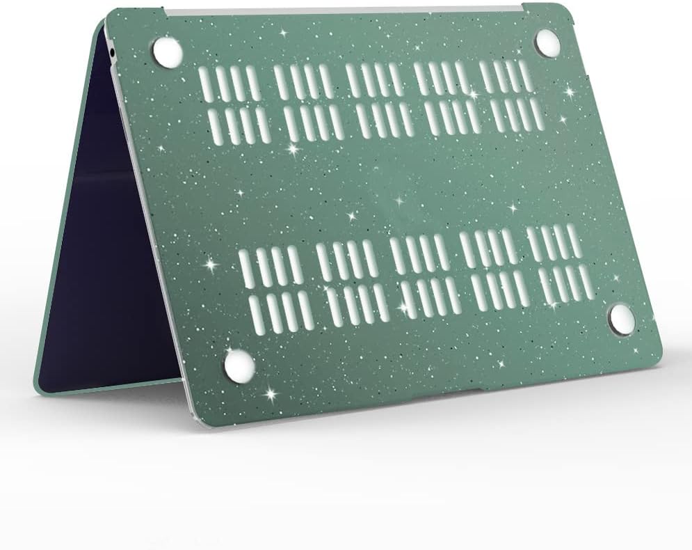Anban компатибилен со MacBook Air 13 Inch Case 2021 2020 2019 2018 A2337 M1 A2179 A1932 со ID на допир, сјај мазна пластична лаптоп тврда