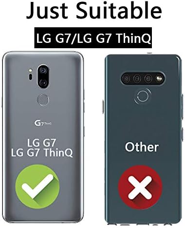CEEPCA ЗА Lg G7 Thinq Случај, LG G7 телефон случај, Тенок Тенок Тенок Мек Флексибилен TPU Гумен Гел Силиконски Анти-Гребење Шок