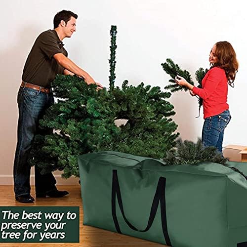складирање на новогодишна елка, контејнер За Складирање на Оддел За празнични дрвја Заштитете Од Прашина Инсекти И Влага Силни Рачки