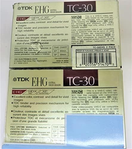 PK/2 x 3: TDK VHS-C Камкордер лента
