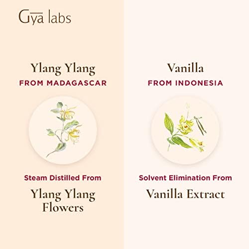 Gya Labs ylang ylang есенцијално масло и есенцијално масло од ванила-2-во-1 пакет