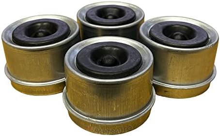 Капчиња за прашина од M-Parts 4PC, со гума капаче, висина од 1,99 OD X 1,4, за оска со оценка од 3.500lb, капаче за маснотии за маснотии за лежиште