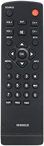 Замена LC260EM2A HDTV далечински управувач за ТВ Емерсон - Компатибилен со далечинскиот управувач на ТВ NH000UD Emerson