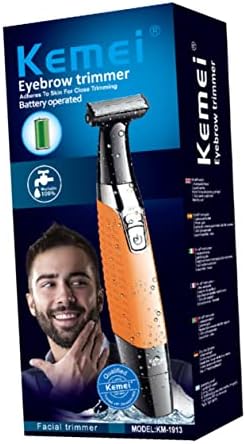 Doitool Mens Razors 3 парчиња за чешлање мажи Клиперс брада Електрични USB тримери заменливи прирачни прирачни лични лични пополнети жилет