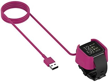 FitTurn Компатибилен Со FITBIT Versa 2 Замена НА Полнач USB Полнач ЗА Податоци Кабел За Полнење Држач За Верса 2 Здравје &засилувач;