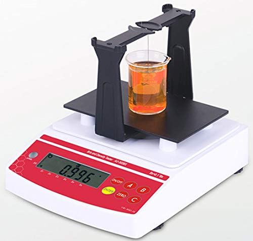 MXBAHOHENGENG ELECTROCAN DENSIMETER ГРАВИМЕТЕР Тестичка Течна гравитација за сок кафе пиво сок од домат Брикс 0,1% 0,01 ° Bé 0,1-100,0% 0.001g/cm3