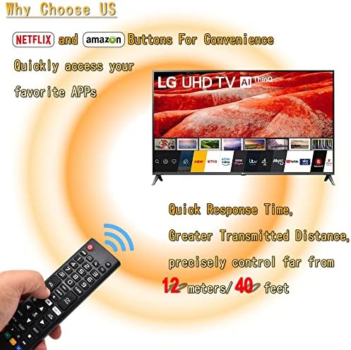Универзален Далечински Управувач ЗА LG Smart TV Далечински Управувач Компатибилен Со Сите LG Smart TV LCD LED 3D AKB75375604 AKB75095307 AKB75675304