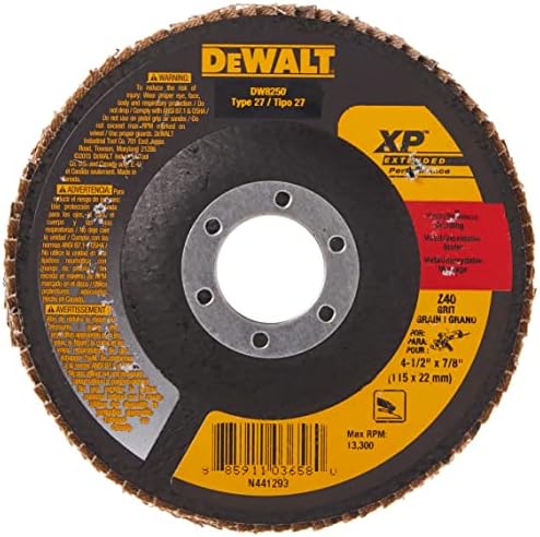 DEWALT DW8250 4-1/2-Инчен од 7/8-Инчен 40g XP Размавта Диск