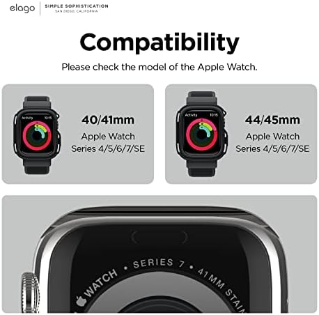 [Пакет] елаго W2 Apple Watch Штанд и Apple Watch Оклоп Случај 41mm/40mm
