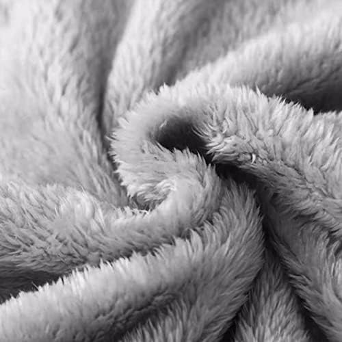 Теди Фаукс Сликинг палто за жени целосна патент на јакни со цврста боја зимски топло нејасно руно палта надворешна облека