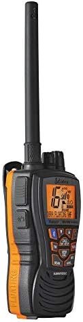 Кобра Г-ДИН HH500 FLT BT Рачен Лебдечки VHF Радио – 6 Вати, Bluetooth, Потопен, Микрофон За Поништување На Бучава, Лцд-Дисплеј Со Позадинско
