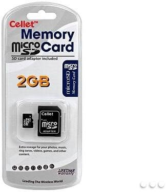 Мобилен MicroSD 2gb Мемориска Картичка За Samsung Мемоари T929 Телефон со SD Адаптер.