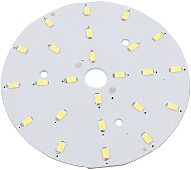 QTQGOITEM 100мм DIA 12W 24 LED диоди 5730 SMD SMD SMD SMD чиста бела LED таванска табла за таванот