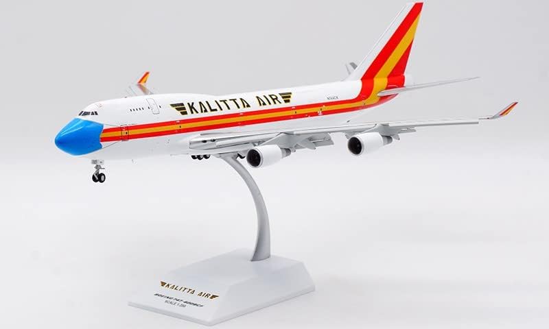 JC Wings for Kalitta Air за Boeing B747-400F N744CK Флапс надолу од 1/200 ДИКАСТ АВИ