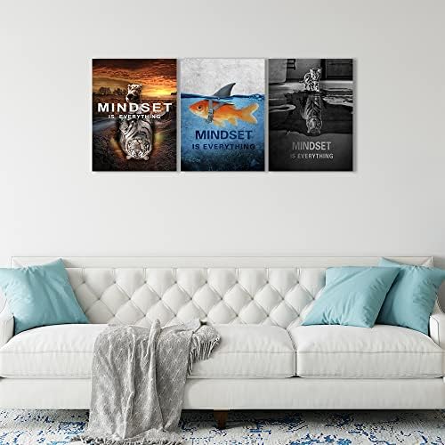 Инспиративни постери мотивациска wallидна уметност платно сликање изгрејсонце сино море океан природен пејзаж wallиден декор зајдисонце