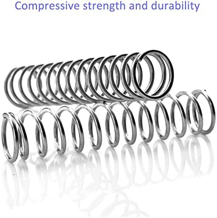 Компресија на не'рѓосувачки челик пролет 304 Компресија на компресија Дијаметар на жица од 1,2 мм y-тип на ротор Враќање на пролетната пакет
