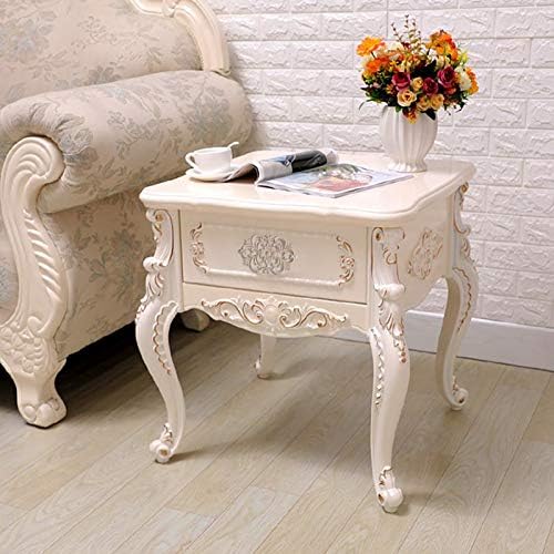 Nerien 2Pcs Wooden Carved Onlay Appliques European Round Wood Flower Craft Carving Decals for Home Door Cabinet Furniture Cupboard Dresser Bed