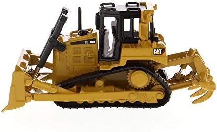 1:64 Скала Caterpillar D6R Track -Type Tractor - Градежни метални серии од Diecast Masters - 85691 - позитивно гигантски рипер и слободно тркалање,