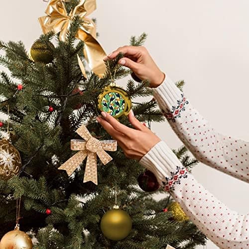 Орнаменти за Божиќни топки Toucans Поставете големи украси на Божиќни дрвја за надворешни работи на отворено 4 парчиња
