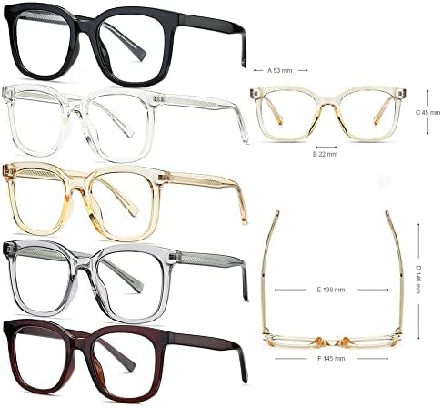 Очила за читање во Ресвио за жени и машка преголема квадратна удобност пролетна шарка рачно изработени читатели транспарентни