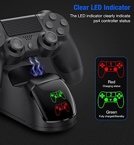 PS4 Контролер Полнач, PS4 КОНТРОЛЕР USB Станица ЗА Полнење Приклучок За DualShock 4, PlayStation 4 Станица За Полнење За Sony Playstation