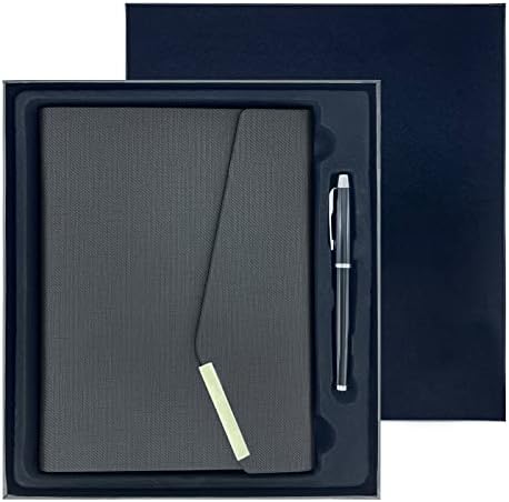 КЈЕК Оригинален кожен списание Бележник сет со пенкало - Совршени подароци за мажи и жени - Идеален дневник за пишување, списанија