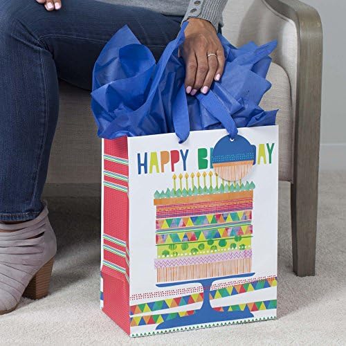 Халмарк голема торба за подароци со хартија за ткиво за родендени, забави и повеќе
