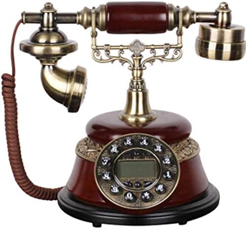 MyIngebin Класична античка фиксна смола Телефонска заграда Телефонски механички ретро мелодии